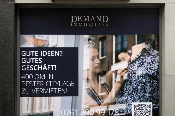 Folienbeschriftung Schaufenster